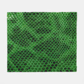 Schlangenhaut Fleecedecke (Vorderseite (Horizontal))