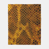 Schlangenhaut Fleecedecke (Vorderseite)
