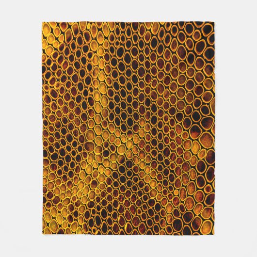 Schlangenhaut Fleecedecke (Vorderseite)