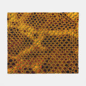 Schlangenhaut Fleecedecke (Vorderseite (Horizontal))