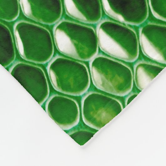 Schlangenhaut Fleecedecke (Ecke)