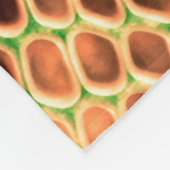 Schlangenhaut Fleecedecke (Ecke)