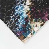 Schlangenhaut Fleecedecke (Ecke)