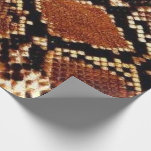Schlangenhaut Geschenkpapier (Ecke)