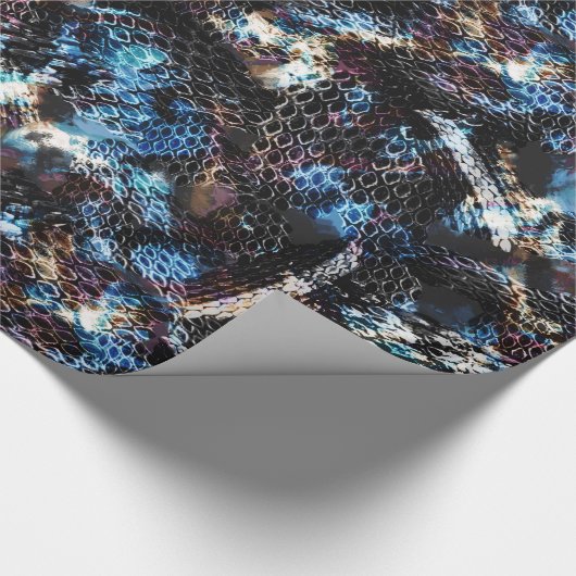 Schlangenhaut Geschenkpapier (Ecke)