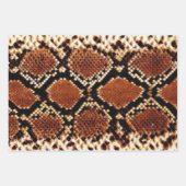 Schlangenhaut Geschenkpapier Set (Vorderseite 2)