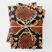Schlangenhaut Geschenkpapier Set (Beispiel)