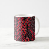 Schlangenhaut kann als Hintergrund verwendet werde Kaffeetasse (VorderseiteRechts)