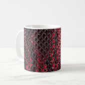 Schlangenhaut kann als Hintergrund verwendet werde Kaffeetasse (Vorderseite Links)