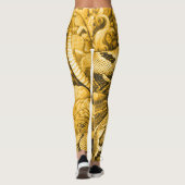 Schlangenhaut Klapperschlange Dschungel Leggings (Rückseite)
