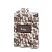 Schlangenhaut. Kolben Flachmann (Links)