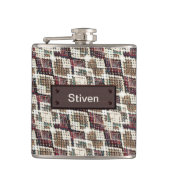 Schlangenhaut. Kolben Flachmann (Vorderseite)