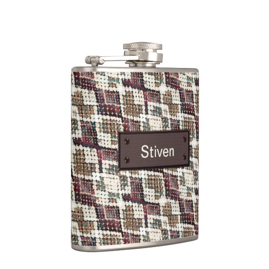 Schlangenhaut. Kolben Flachmann (Rechts)