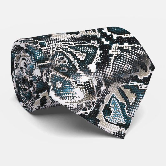 Schlangenhaut Krawatte (Gerollt)