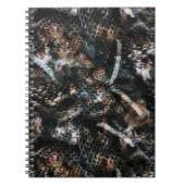 Schlangenhaut, Leder Notizblock (Vorderseite)