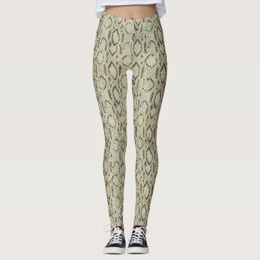 Schlangenhaut Leggings (Vorderseite)