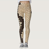 Schlangenhaut Leggings (Vorderseite)