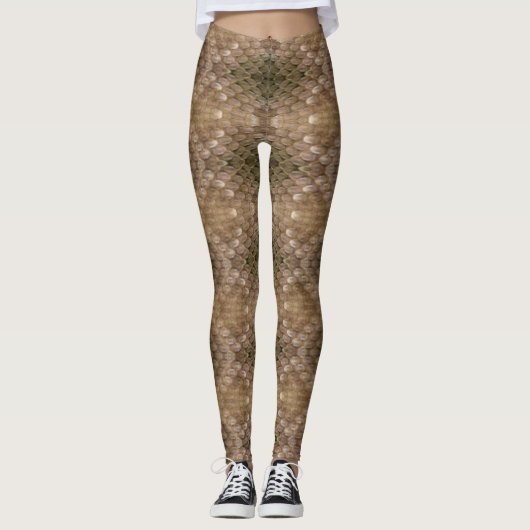 Schlangenhaut Leggings (Vorderseite)