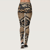 Schlangenhaut Leggings (Rückseite)