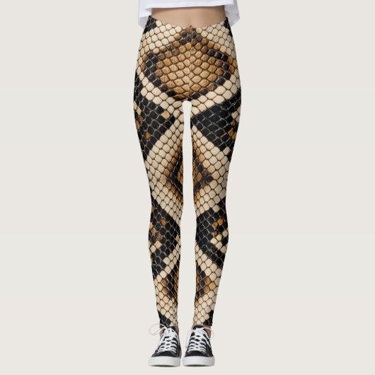 Schlangenhaut Leggings (Vorderseite)