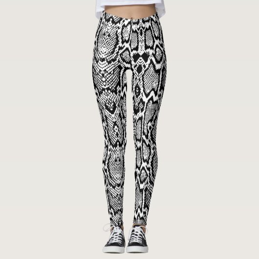 Schlangenhaut Leggings (Vorderseite)