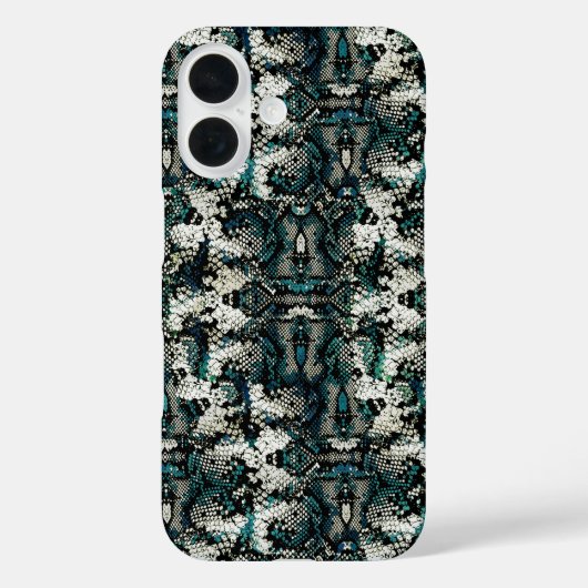 Schlangenhaut-Muster Case-Mate iPhone Hülle (Rückseite)