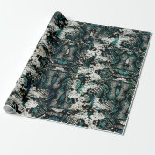 Schlangenhaut-Muster-Geschenkpapier Geschenkpapier (Ungerollt)