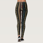 Schlangenhaut-Muster Leggings (Rückseite)