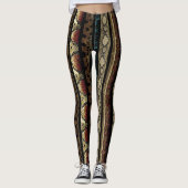 Schlangenhaut-Muster Leggings (Vorderseite)