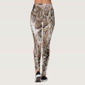 Schlangenhaut-Muster Leggings (Rückseite)