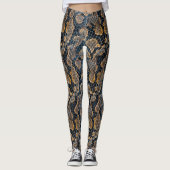Schlangenhaut-Muster Leggings (Vorderseite)