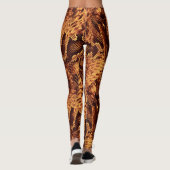 Schlangenhaut-Muster  Leggings (Rückseite)