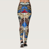 Schlangenhaut-Muster  Leggings (Rückseite)