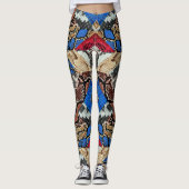 Schlangenhaut-Muster  Leggings (Vorderseite)