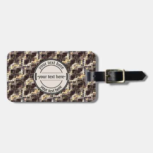 Schlangenhaut, Python, Anaconda, Haut, Reptil, Cro Gepäckanhänger (Vorderseite horizontal)