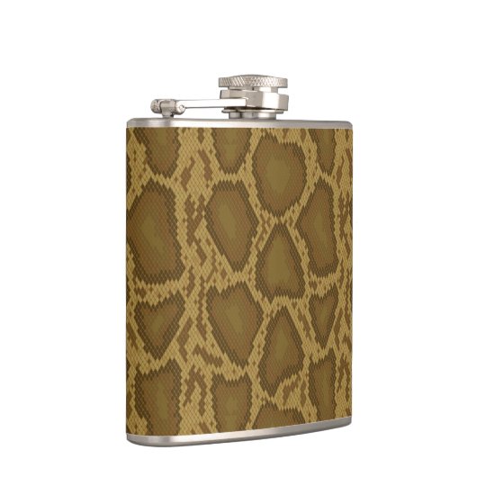 Schlangenhaut, Reptilmuster Flachmann (Rechts)