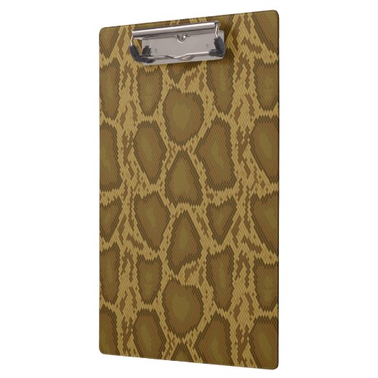 Schlangenhaut, Reptilmuster Klemmbrett (Links)