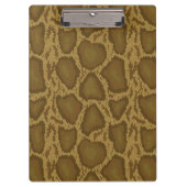 Schlangenhaut, Reptilmuster Klemmbrett (Vorderseite)