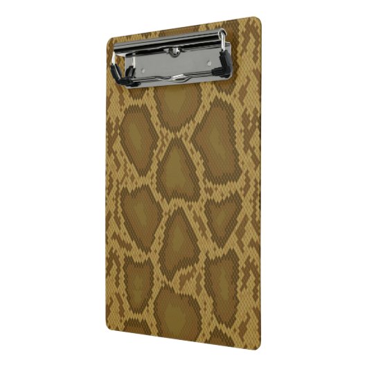 Schlangenhaut, Reptilmuster Mini Klemmbrett (Gewinkelt2)