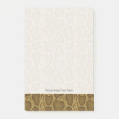 Schlangenhaut, Reptilmuster Post-it Klebezettel (Vorderseite)