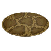 Schlangenhaut, Reptilmuster Schneidebrett (Ecke)