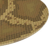 Schlangenhaut, Reptilmuster Schneidebrett (Ecke)