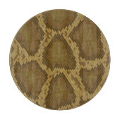 Schlangenhaut, Reptilmuster Schneidebrett (Vorderseite)