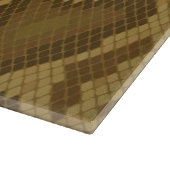 Schlangenhaut, Reptilmuster Schneidebrett (Ecke)