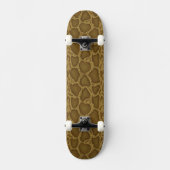 Schlangenhaut, Reptilmuster Skateboard (Vorderseite)