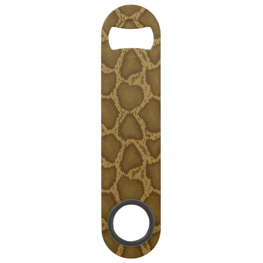 Schlangenhaut, Reptilmuster Speedflaschenöffner (Vorderseite)