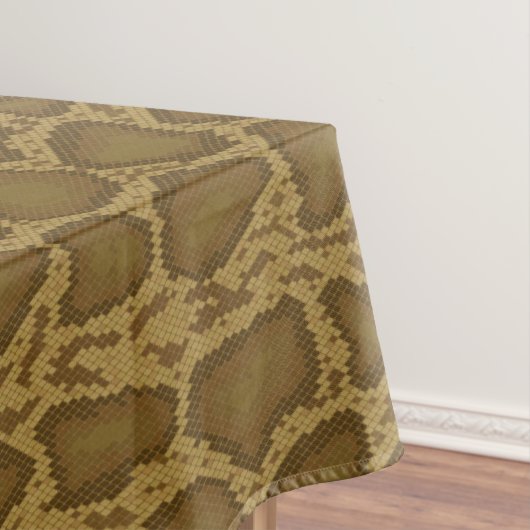 Schlangenhaut, Reptilmuster Tischdecke (Beispiel)