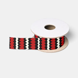Schlangenhaut, Scarlet Kingsnake Strip Satinband