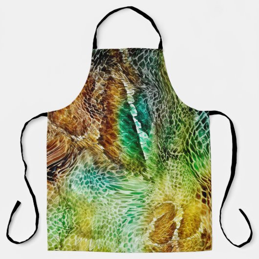 Schlangenhaut Schürze (Vorderseite)