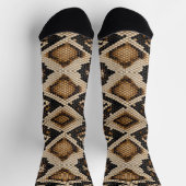 Schlangenhaut Socken (Oben)